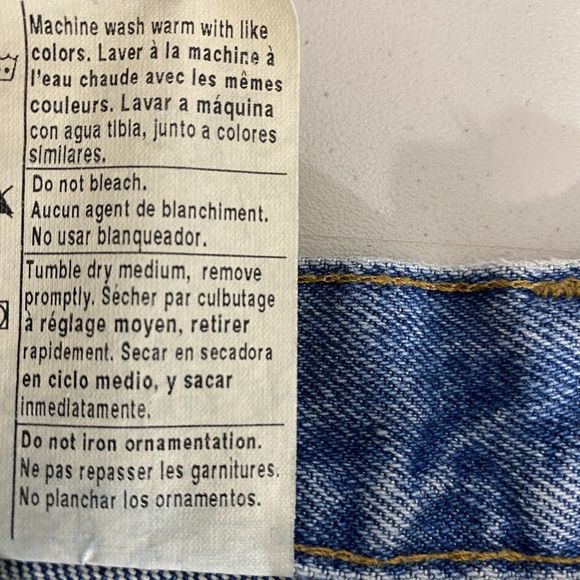 Carhartt Jeans Men's 42x29 Blue Distressed Faded Denim‎ Workwear American - Picture 10 of 11